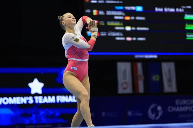 Zagreb, 16.08.2026. - 36TH EUROPEAN WOMEN™S ARTISTIC GYMNASTICS CHAMPIONSHIPS Women s Artistic Gymnastics, Team Final, STOEHR Silja (GER) Women s Artistic Gymnastics, Team Final, SENIORS  260816_6548.JPG