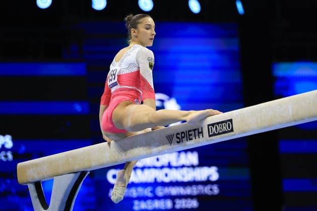 Zagreb, 16.08.2026. - 36TH EUROPEAN WOMEN™S ARTISTIC GYMNASTICS CHAMPIONSHIPS Women s Artistic Gymnastics, Team Final, KEVRIC Helen (GER) Women s Artistic Gymnastics, Team Final, SENIORS  260816_2514.JPG