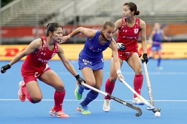 Field hockey, women’s, FIH World Cup, Chile v Japan