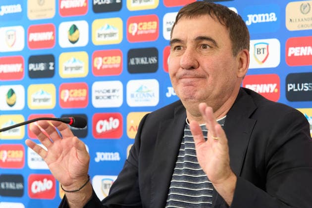 Football, Romania national team, press conference