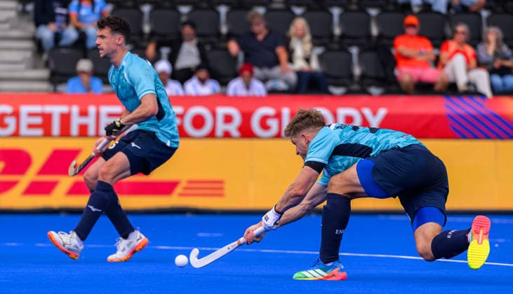 Hockey World Cup Day Three Nicholas Bandurak scores his second goal and the team™s fourth against India in the Pool D match in the 2026 FIH Hockey World Cup at Wagener Stadium, Amstelveen 17 08 2026 UK Newspapers OUT Copyright: xGraemexWilcocksonx FIL-23792-0054