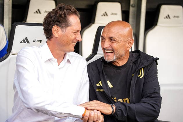 John Elkann and Juventus Luciano Spalletti head coach during the pre season friendly soccer match between Juventus and Juventus Next Gen at the Allianz Stadium in Torino, north west Italy - Wednesday, August 17, 2026. - Soccer .  Copyright: xMarcoxAlpozzi LaPressex