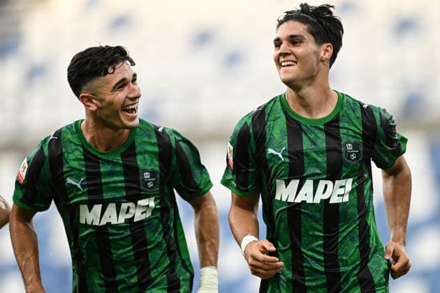 Mg Reggio Emilia 17 08 2026 - Coppa Italia Sassuolo-Cesena foto Matteo Gribaudi Image nella foto: esultanza gol Vasilije Adzic 