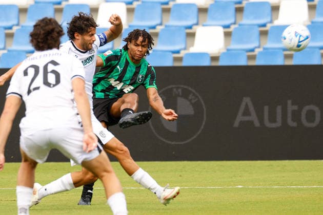 SOCCER - Coppa Italia - US Sassuolo vs. Cesena FC Photo by IPA ABACAPRESS.COM87579823 - Armand Lauriente (Sassuolo) during the 2026–2027 Frecciarossa Italian Cup soccer match between Sassuolo and Cesena at the Mapei Stadium in Reggio Emilia, Italy, on August 17, 2026, during the match between US Sassuolo and Cesena FC, Italian Coppa Italia soccer match in Reggio Emilia, Italy, August 17, 2026 Reggio Emilia Italy  Copyright: xIPAxSport ABACAx