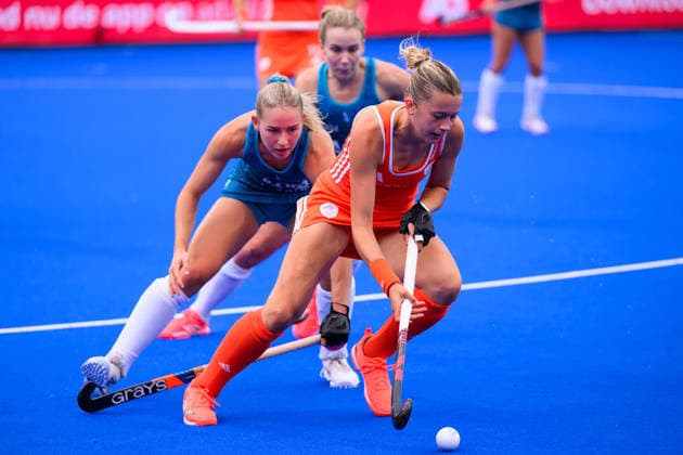 Hockey World Cup Day Three Guusje Moes in action during the Pool A match between Netherlands and Australia in the 2026 FIH Hockey World Cup at Wagener Stadium, Amstelveen 17 08 2026 UK Newspapers OUT Copyright: xGraemexWilcocksonx FIL-23792-0074