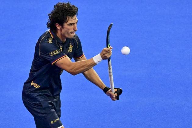 Belgium s Roman Duvekot pictured during a hockey game between Belgian Lions and Germany, the second (out of three) matches during the group stage of the men s 2026 Hockey World Cup, Monday 17 August 2026 in Wavre. The 2026 edition of the Hockey World Cup takes place in Belgium and The Netherlands from August 15 to August 30. DIRKxWAEM  x183625244x