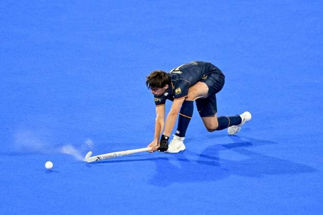 Belgium s Tommy Willems is pictured in action during a hockey game between Belgian Lions and Germany, the second (out of three) matches during the group stage of the men s 2026 Hockey World Cup, Monday 17 August 2026 in Wavre. The 2026 edition of the Hockey World Cup takes place in Belgium and The Netherlands from August 15 to August 30. DIRKxWAEM  x183625256x