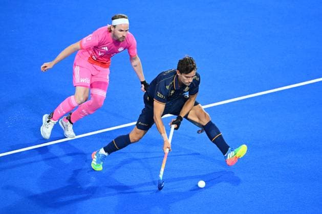 Germany v Belgium - FIH Hockey World Cup 2026 WAVRE, BELGIUM - AUGUST 17 : Van Oost Maxime of Belgium during the FIH Hockey World Cup 2026 M12 first phase group pool B match between Germany and Belgium on August 17, 2026 in Wavre, Belgium, 17 08 2026 Wavre Belgium  Copyright: xVincentxKalutx