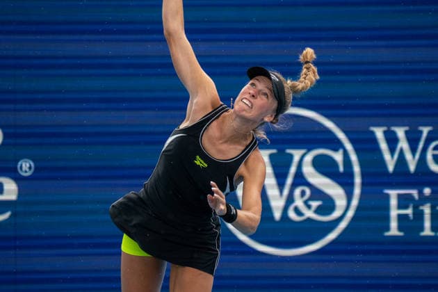 Cincinnati Open Third Round: Elena Rybakina Vs Magdalena Frech Magdalena Frech plays her third-round match against Elena Rybakina at the Cincinnati Open in Mason, Ohio, on August 17, 2026. Mason Ohio United States  Copyright: xJasonxWhitmanx originalFilename:whitman-cincinna260817_npVeH.jpg
