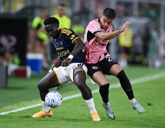Ci Palermo 17 08 2026 - Coppa Italia Palermo-Lecce foto Carmelo Imbesi Image nella foto: Konan N dri-Niccolo Pierozzi 