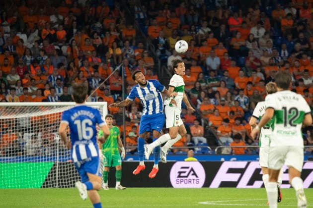 ESP: LaLiga Hypermotion Deportivo La Coruna - Elche CF Federico Redondo of Elche during LaLiga Hypermotion between Deportivo LA Coruna - Elche CF played at Abanca-Riazor Stadium, La Coruna, Galicia on August 17, 2026 in Spain Spain *** ESP LaLiga Hypermotion Deportivo La Coruna Elche CF Federico Redondo of Elche during the LaLiga Hypermotion match between Deportivo La Coruna and Elche CF, played at Abanca Riazor Stadium in La Coruna, Galicia, on August 17, 2026, in Spain Copyright: xMosreyx xAgenciaxLOFx