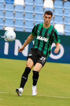 SOCCER - Coppa Italia - US Sassuolo vs. Cesena FC Photo by IPA ABACAPRESS.COM87583793 - Cas Odenthal (Sassuolo) during the US Sassuolo vs. Cesena FC Coppa Italia match in Reggio Emilia, Italy, on August 17, 2026 Reggio Emilia Italy  Copyright: xIPAxSport ABACAx
