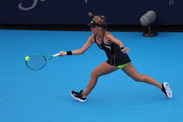 August 17, 2026, Mason, Oh, USA: Cincinnati Open Tennis 2026 - Magdalena Frech hits a ball against Elena Rybakina. 2026 08 17. Cincinnati Open Tennis 2026  - ZUMAn24_ 20260817_zaf_n24_235 Copyright: xWallyxNellx