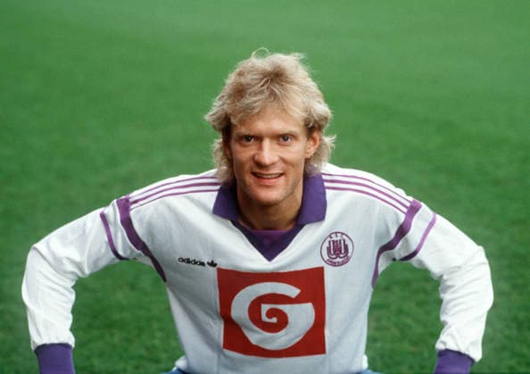 Fotboll, proffs: Hakan Lindman, Anderlecht. *** Soccer, professional player Hakan Lindman, Anderlecht  Copyright: xBildbyranx