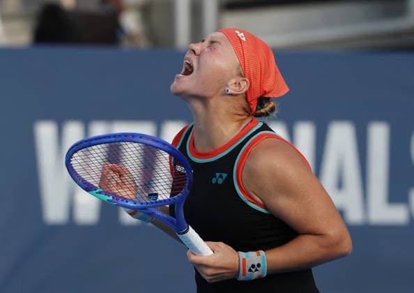 August 17, 2026, Mason, Ohio, USA: DIANA SHNAIDER after the match against M. Chwalinska of Poland in the third round of tennis tournament WTA, Tennis Damen 1000 Cincinnati Open in Mason, USA. Shnaider won 6:2, 7:6 Tennis: Cincinnati Open - Diana Shnaider 6:2, 7:6 (7-3)  - ZUMAc278 20260817_zsp_c278_057 Copyright: xMarcinxCholewinskix