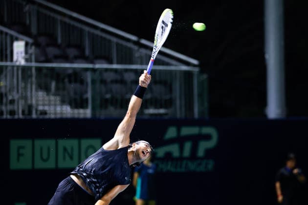 CANCUN COUNTRY OPEN 2026 CANCUN COUNTRY OPEN 2026 DAVID JORDA VS ALAN MAGADAN 17082026 CANCUN, QUINTANA ROO. Action photo of Alan Magadan of Mexico, during qualy game of the Cancun Country Open 2026 Tennis 125 Challenger tournament held at the Cancun Country Club of Cancun, Quintana Roo, Mexico. Foto de accion de Alan Magadan de Mexico, durante juego clasificatorio del Cancun Country Open 2026 ATP, Tennis Herren 125 Challenger que se celebra en el Cancun Country Club de Cancun, Quintana Roo, Mexico. PHOTO BY IMAGENSHOP AGENCIA FOTOGRAFICA CANCUN QUINTANA ROO MEXICO *** CANCUN COUNTRY OPEN 2026 CANCUN COUNTRY OPEN 2026 DAVID JORDA VS ALAN MAGADAN 08 17 2026 CANCUN, QUINTANA ROO Action photo of Alan Magadan of Mexico during a qualifying match at the 2026 Cancun Country Open ATP 125 Challenger tennis tournament held at the Cancun Country Club in Cancun, Quintana Roo, Mexico Action photo of Alan Magadan of Mexico, during a qualifying match at the 2026 Cancun Country Open ATP 125 Challenger tournament held at the Cancun Country Club in Cancun, Quintana Roo, Mexico. PHOTO BY IMAGENSHOP PHOTO AGENCY CANCUN QUINTANA ROO MEXICO Copyright: xIMAGENSHOPxAGENCIAxFOTOGRAFICAx