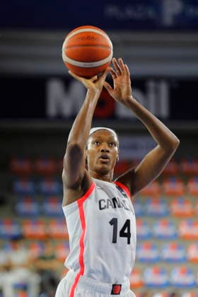 Women s Olympic Basketball Qualifier - Senegal vs. Canada Kayla Alexander of Canada shoots the ball during a Group A game of the FIBA Women s Basketball World Cup 2026 Pre-Qualifying Tournament between Canada and Senegal at the Arena Astros in Guadalajara, Mexico, 17 August 2026. Guadalajara Mexico  Copyright: xFranciscoxGuascox