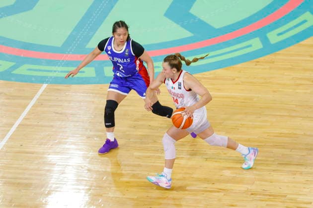 Women s Olympic Basketball Qualifier - Mexico vs. Philippines Alexia Lagunas (R) of Mexico in action against Vanessa De Jesus (L) of the Philippines during a Group B game of the FIBA Women s Basketball World Cup 2026 Pre-Qualifying Tournament between Mexico and Philippines at the Arena Astros in Guadalajara, Mexico, 17 August 2026. Guadalajara Mexico  Copyright: xFranciscoxGuascox