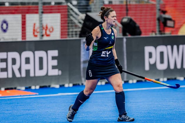 2026 Women s FIH Hockey World Cup Pool C, Belfius Hockey Arena, Wavre, Belgium 18 8 2026 New Zealand vs Ireland Ireland™s Rosin Upton celebrates scoring their second goal from a penalty stroke Rosin Upton celebrates scoring their second goal from a penalty stroke 18 8 2026  Copyright: xRodrigoxJaramillox RJ2_3480 20260818