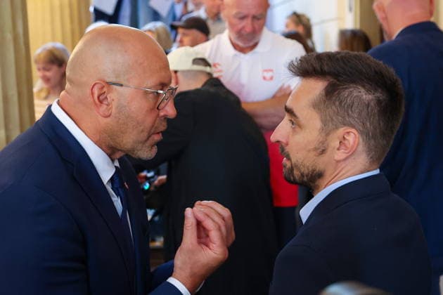 WARSZAWA 18.08.2026 SPOTKANIE MINISTRA SPORTU I TURYSTYKI Z MEDALISTAMI MISTRZOSTW EUROPY W LEKKOATLETYCE 2026 --- MINISTRY OF AND TOURISM AND POLISH MEDALISTS OF EUROPEAN ATHLETICS CHAMPIONSHIPS 2026 - PRESS CONFERNCE IN WARSAW JAKUB RUTNICKI MAREK PLAWGO FOT. ANNA KLEPACZKO FOTOPYK NEWSPIX.PL --- newspix.pl POLAND OUT! 