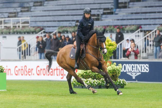 AACHEN - FEI World Championships 2026, AACHEN - FEI World Championships 2026 HINNERS Sophie (GER), Iron Dames Singclair FEI Jumping World Championship, WM, Weltmeisterschaft Familiarization Aachen, Reitstadion Soers 18. August 2026 - *** AACHEN FEI World Championships 2026, AACHEN FEI World Championships 2026 HINNERS Sophie GER, Iron Dames Singclair FEI Jumping World Championship Familiarization Aachen, Soers Equestrian Stadium, August 18, 2026