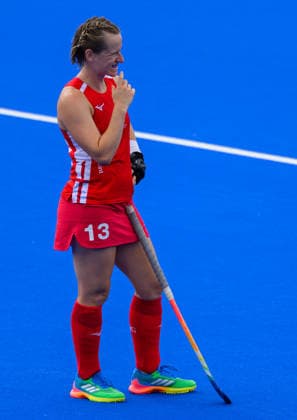 Hockey World Cup Day Four Ellie Rayer of England reacts to 4-2 defeat against China in in the Pool D match in the 2026 FIH Hockey World Cup at Wagener Stadium, Amstelveen 18 08 2026 UK Newspapers OUT Copyright: xGraemexWilcocksonx FIL-23793-0019