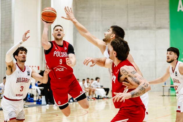 Basketball, friendly match, Poland v Bulgaria