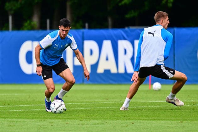 18.08.2026, Fußball, Herren, 2.BL, Saison 2026 2027, Training Holstein Kiel Guillermo Balzi Kiel, Projensdorf Projensdorf, Trainigsplatz Schleswig-Holstein Deutschland *** August 18, 2026, Soccer, Men s, 2nd Division, 2026–2027 Season, Holstein Kiel Training Session, Guillermo Balzi, Kiel, Projensdorf, Projensdorf, Training Field, Schleswig-Holstein, Germany