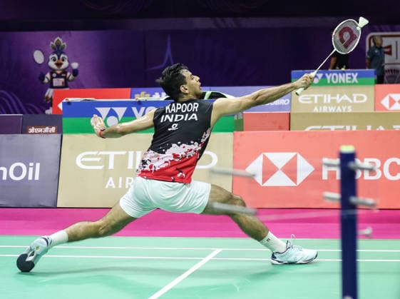 RECORD DATE NOT STATED BWF Badminton World Championships: India vs Canada New Delhi, Aug 18 (ANI): India s Rohan Kapoor in action against Canada s Jonathan Bing Tsan Lai and Crystal Lai in the mixed doubles category during the BWF Badminton World Championships at Indira Gandhi Indoor Stadium, in New Delhi on Tuesday. New Delhi Delhi India Copyright: xANIx ANI_20260818034