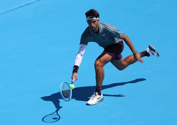 August 18, 2026, Mason, Ohio, USA: LORENZO MUSETTI of Italy during the match against M. Zheng of USA in the third round of tennis tournament ATP, Tennis Herren 1000 Cincinnati Open in Mason, USA. Musetti 6:1, 6:3. Mason USA - ZUMAc278 20260818_zsp_c278_009 Copyright: xMarcinxCholewinskix