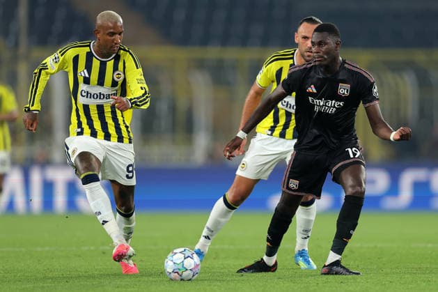 2026-08-18 Fenerbahce v Olympique Lyonnais - UEFA Champions League 2026 27 Play-Offs First Leg ISTANBUL, TURKEY - AUGUST 18: Moussa Niakhate of Olympique Lyonnais during the UEFA Champions League 2026 27 Play-Offs First Leg match between Fenerbahce and Olympique Lyonnais at Sukru Saracoglu Stadium on August 18, 2026 in Istanbul, Turkey. (Photo by BSR Agency) Istanbul Turkey Content not available for redistribution in The Netherlands directly or indirectly through any third parties. Copyright: xBSRxAgencyx