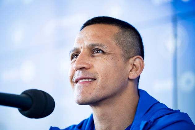 August 18, 2026, Montreal, Pq, Canada: CF MontrealöÄÃ s Alexis Sanchez (10) takes part in a news conference in Montreal on Tuesday, August 18, 2026. Canada News - August 18, 2026  - ZUMAc35_ 20260818_zaf_c35_012 Copyright: xChristopherxKatsarovx