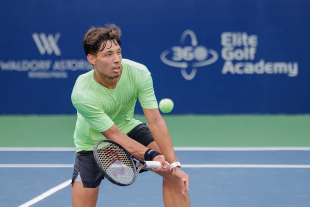 CANCUN COUNTRY OPEN 2026 CANCUN COUNTRY OPEN 2026 DALI BLANCH VS FELIPE MELIGENI 18082026 CANCUN, QUINTANA ROO. Action photo of Dali Blanch of the United States, during game of the Cancun Country Open 2026 Tennis 125 Challenger tournament held at the Cancun Country Club of Cancun, Quintana Roo, Mexico. Foto de accion de Dali Blanch de Estados Unidos, durante juego clasificatorio del Cancun Country Open 2026 ATP, Tennis Herren 125 Challenger que se celebra en el Cancun Country Club de Cancun, Quintana Roo, Mexico. PHOTO BY IMAGENSHOP AGENCIA FOTOGRAFICA CANCUN QUINTANA ROO MEXICO *** CANCUN COUNTRY OPEN 2026 CANCUN COUNTRY OPEN 2026 DALI BLANCH VS FELIPE MELIGENI 08 18 2026 CANCUN, QUINTANA ROO Action photo of Dali Blanch of the United States during a match at the Cancun Country Open 2026 Tennis 125 Challenger tournament held at the Cancun Country Club in Cancun, Quintana Roo, Mexico Action photo of Dali Blanch of the United States, during a qualifying match at the 2026 Cancun Country Open ATP 125 Challenger, held at the Cancun Country Club in Cancun, Quintana Roo, Mexico. PHOTO BY IMAGENSHOP PHOTO AGENCY CANCUN QUINTANA ROO MEXICO Copyright: xIMAGENSHOPxAGENCIAxFOTOGRAFICAx