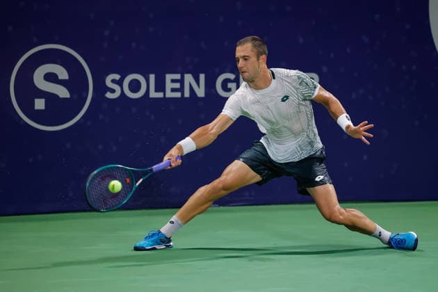 CANCUN COUNTRY OPEN 2026 CANCUN COUNTRY OPEN 2026 LLOYD HARRIS VS LASLO DJERE 18082026 CANCUN, QUINTANA ROO. Action photo of Laslo Djere of Serbia, during game of the Cancun Country Open 2026 Tennis 125 Challenger tournament held at the Cancun Country Club of Cancun, Quintana Roo, Mexico. Foto de accion de Laslo Djere de Serbia, durante juego del Cancun Country Open 2026 ATP, Tennis Herren Tennis Herren 125 Challenger que se celebra en el Cancun Country Club de Cancun, Quintana Roo, Mexico. PHOTO BY IMAGENSHOP AGENCIA FOTOGRAFICA CANCUN QUINTANA ROO MEXICO *** CANCUN COUNTRY OPEN 2026 CANCUN COUNTRY OPEN 2026 LLOYD HARRIS VS LASLO DJERE 08 18 2026 CANCUN, QUINTANA ROO Action photo of Laslo Djere of Serbia during a match at the 2026 Cancun Country Open Tennis 125 Challenger tournament held at the Cancun Country Club in Cancun, Quintana Roo, Mexico. Action photo of Laslo Djere of Serbia, during a match at the 2026 Cancun Country Open ATP Men’s 125 Challenger tournament held at the Cancun Country Club in Cancun, Quintana Roo, Mexico. PHOTO BY IMAGENSHOP PHOTO AGENCY CANCUN QUINTANA ROO MEXICO Copyright: xIMAGENSHOPxAGENCIAxFOTOGRAFICAx