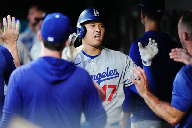 Shohei Ohtani, (Dodgers) August 18, 2026 Baseball: Shohei Ohtani of the Los Angeles Dodgers hits a home run(30) during the MLB, Baseball Herren, USA regular season game against the Colorado Rockies at Coors Field in Denver, Colorado, USA.  aflo_341436285 TakashixKurosawax