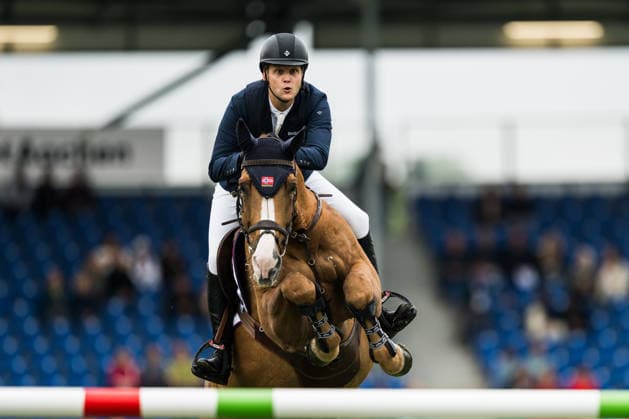 260819 Johan-Sebastian Gulliksen of Norway with horse Equine America Harwich compete in the team and individual jumping qualifier round one during day 9 of the 2026 FEI World Championships on August 19, 2026 in Aachen. Photo: Emma Wallskog BILDBYRAN kod EW EW0689 ridsport equestrian rid-vm 2026 2026 fei world championships bbeng ridsport-vm hoppning jumping norge *** August 19, 2026: Johan Sebastian Gulliksen of Norway, riding Equine America Harwich, competes in the first round of the team and individual show jumping qualifiers on Day 9 of the 2026 FEI World Championships on August 19, 2026 in Aachen. Photo by Emma Wallskog, BILDBYRAN, code EW EW0689. equestrian sports, 2026 World Championships, 2026 FEI World Championships, BBENG, equestrian World Championships, show jumping, Norway  Copyright: EMMAxWALLSKOG BB260819EW013