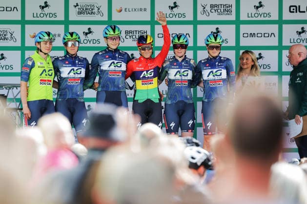 2026 Lloyds Tour of Britain Women Picture by Alex Whitehead SWpix.com - 19 08 2026 - Cycling - UCI Women s World Tour - 2026 Lloyds Tour of Britain Women - Stage 1: Cockermouth to Cockermouth (158.9km) - Letizia Borghesi, Amandine Fouquenet, Marthe Goossens, Kim Le Court-Pienaar, Alexandra Manly, Gladys Verhulst Wild (AG Insurance - Soudal Team) Liverpool England Copyright: x xSWpix.comx(t axPhotographyxHubxLtd)xAlexxWhitehead SWpix.comx SWP-3030-18067