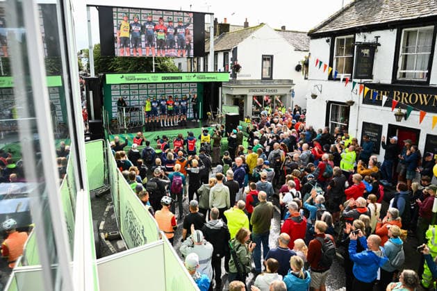 2026 Lloyds Tour of Britain Women Picture by Olly Hassell SWpix.com - 19 08 2026 - Cycling - UCI Women s World Tour - 2026 Lloyds Tour of Britain Women - Stage 1: Cockermouth to Cockermouth (158.9km) - Letizia Borghesi, Amandine Fouquenet, Marthe Goossens, Kim Le Court-Pienaar, Alexandra Manly, Gladys Verhulst Wild (AG Insurance - Soudal Team) Liverpool England Copyright: x xSWpix.comx(t axPhotographyxHubxLtd)xOllyxHassell SWpix.comx SWP-3030-18077