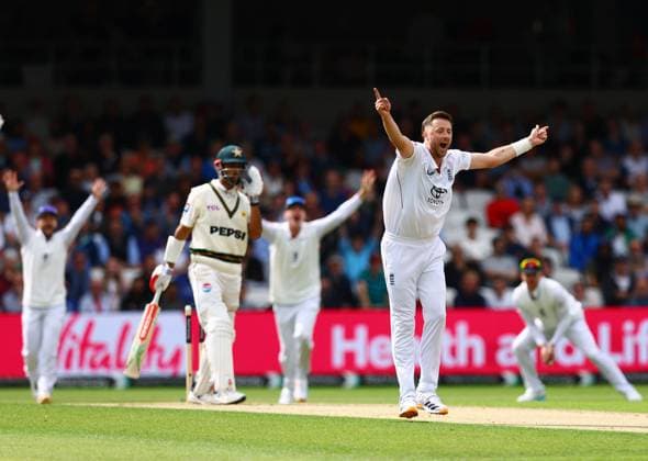 Cricket, international match, Test match, England v Pakistan