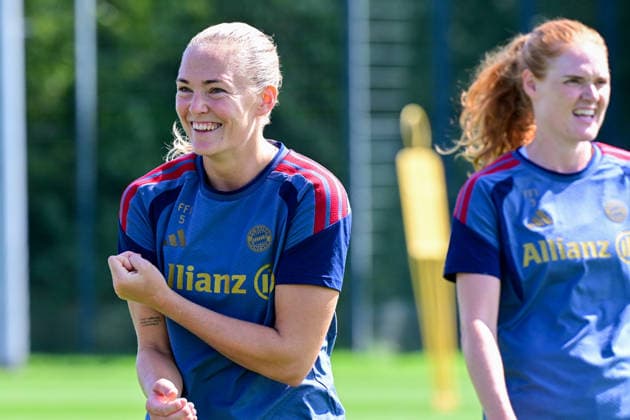 19.08.2026, München, Deutschland. Google Pixel Frauen-Bundesliga: Die FC Bayern Frauen absolvieren auf dem FC Bayern Campus eine Trainingseinheit vor dem Bundesliga-Saisonauftakt gegen den 1. FC Union Berlin. Magdalena Eriksson (FC Bayern Frauen) *** August 19, 2026, Munich, Germany Google Pixel Women s Bundesliga The FC Bayern Women s team holds a training session at the FC Bayern Campus ahead of their Bundesliga season opener against 1. FC Union Berlin Magdalena Eriksson FC Bayern Women