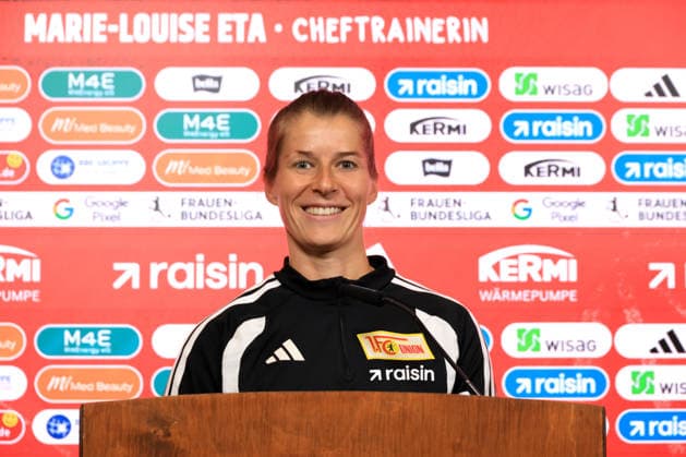 Football, Women’s Football, 1. BL, 1. FC Union Berlin, press conference with Marie-Louise Eta