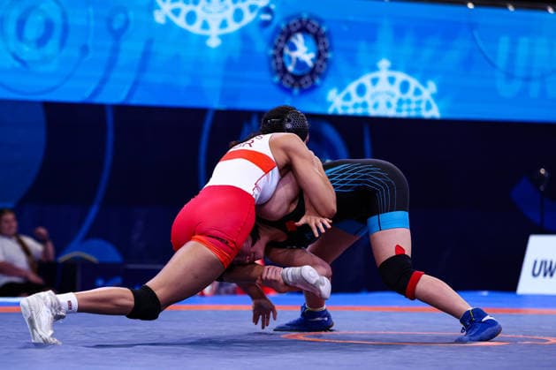 U20 World Championships 65kg WW - Zhengwei Ma (CHN) df. Chandni Grace Banks (GBR) *** U20 World Championships, 65 kg, Open Weight: Zhengwei Ma (CHN) def. Chandni Grace Banks (GBR) Copyright: xKadirxCaliskanx 776545139