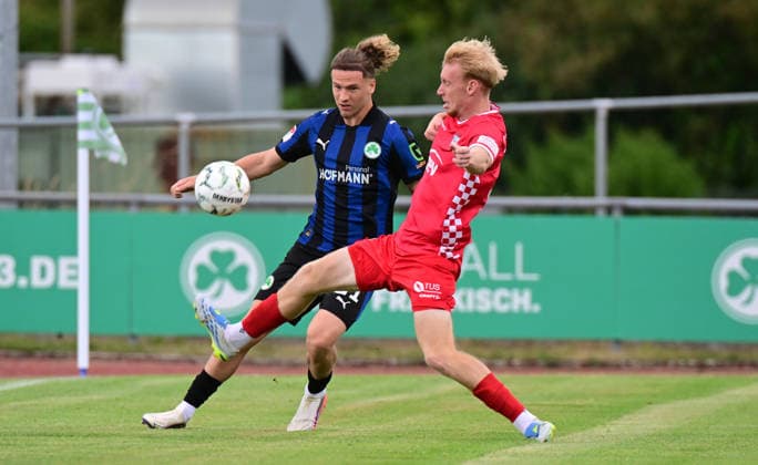 Football, friendly match, SpVgg Greuther Fürth v FSV Zwickau