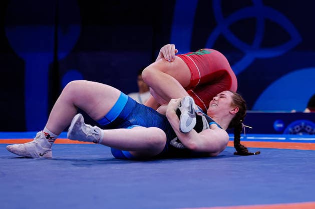U20 World Championships 76kg WW - Piper Meredith Fowler (USA) df. Sophia Perez Bassino (BRA) *** U20 World Championships, 76kg, WW: Piper Meredith Fowler (USA) def. Sophia Perez Bassino (BRA) Copyright: xKostadinxAndonovx