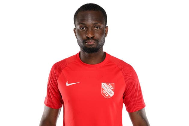Dennis Duah, DFB 3. Liga 2026 2027, TSV Havelse 1912 e.V., Media Day, 23.07.2026, Foto: Socrates Tassos picture-alliance DFB TSV Havelse 1912 2026 Studio Portraits *** Dennis Duah, DFB 3rd League 2026–2027, TSV Havelse 1912 e.V., Media Day, July 23, 2026, Photo by Socrates Tassos, picture alliance, DFB, TSV Havelse 1912, 2026, Studio Portraits