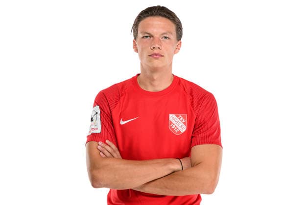 Finn Kiszka, DFB 3. Liga 2026 2027, TSV Havelse 1912 e.V., Media Day, 23.07.2026, Foto: Socrates Tassos picture-alliance DFB TSV Havelse 1912 2026 Studio Portraits *** Finn Kiszka, DFB 3rd League 2026–2027, TSV Havelse 1912 e.V., Media Day, July 23, 2026, Photo by Socrates Tassos, picture alliance, DFB, TSV Havelse 1912, 2026, Studio Portraits