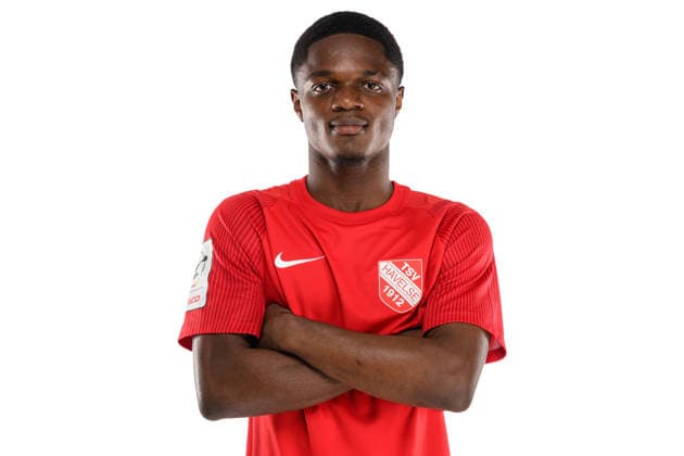 Joel Darko Ampem, DFB 3. Liga 2026 2027, TSV Havelse 1912 e.V., Media Day, 23.07.2026, Foto: Socrates Tassos picture-alliance DFB TSV Havelse 1912 2026 Studio Portraits *** Joel Darko Ampem, DFB 3rd League 2026–2027, TSV Havelse 1912 e.V., Media Day, July 23, 2026, Photo by Socrates Tassos, picture alliance, DFB, TSV Havelse 1912, 2026, Studio Portraits