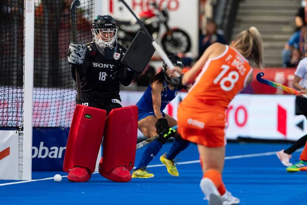 Netherlands Women v Japan Women - FIH Hockey World Cup AMSTELVEEN, NETHERLANDS - AUGUST 19: Yu Kudo of Japan during the FIH Hockey World Cup match between Netherlands Women and Japan Women at Wagener Stadion on August 19, 2026 in Amstelveen, Netherlands. Amstelveen Wagener Stadion Netherlands Content not available for redistribution in The Netherlands directly or indirectly through any third parties. Copyright: xMarcelxvanxPlateringenx