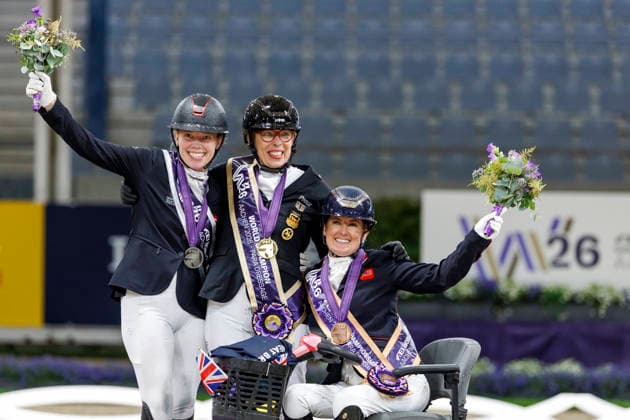 Equestrian sports, World Championships in Aachen, Para-dressage medal ceremony