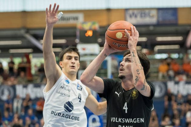 Basketball, friendly match, Syntainics MBC v Löwen Braunschweig